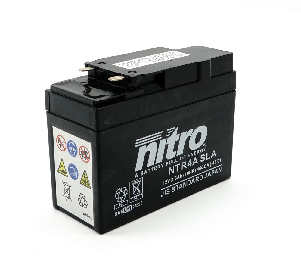 Nitro NTR4A / YTR4 SLA GEL AGM Batterie 12V 2,3AH - Einbaufertig