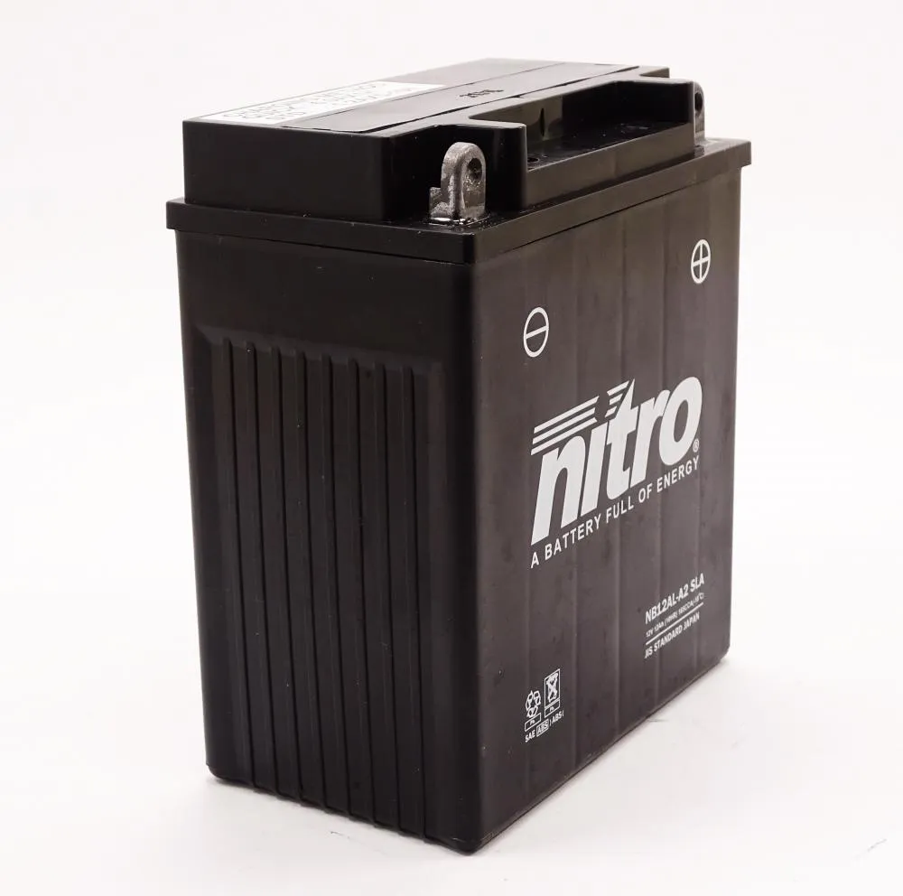 Nitro NB12AL-A2 / YB12AL-A2 SLA GEL AGM Batterie 12V 12AH - Einbaufertig (CB12AL-A2)