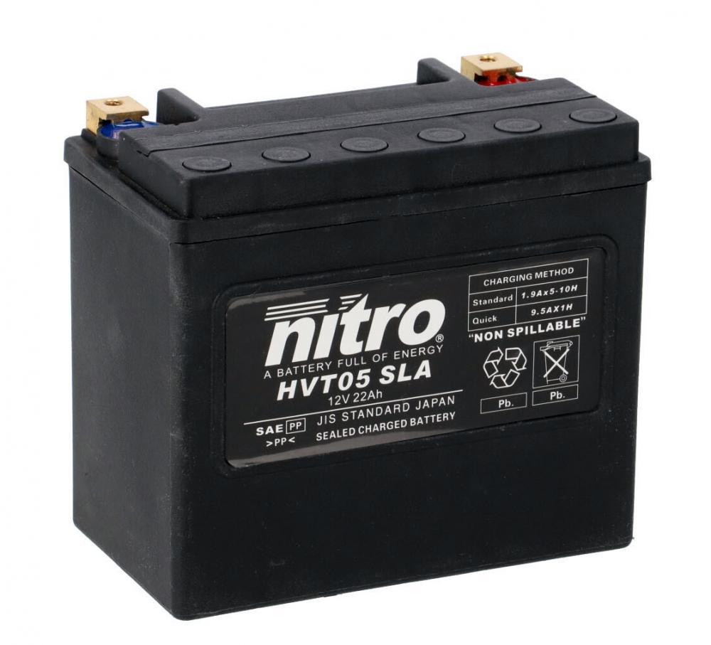Nitro HVT 05 SLA AGM Gel Batterie 12V 22AH 325A - Einbaufertig (65911 YB16B YB16-B-CX)