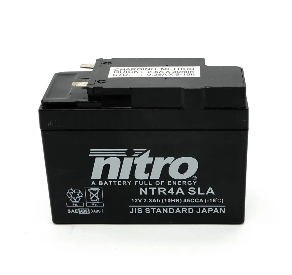 Nitro_NTR4A_YTR4_SLA_GEL_AGM_Batterie_12V_23AH___Einbaufertig_1 Nitro NTR4A / YTR4 SLA GEL AGM Batterie 12V 2,3AH - Einbaufertig