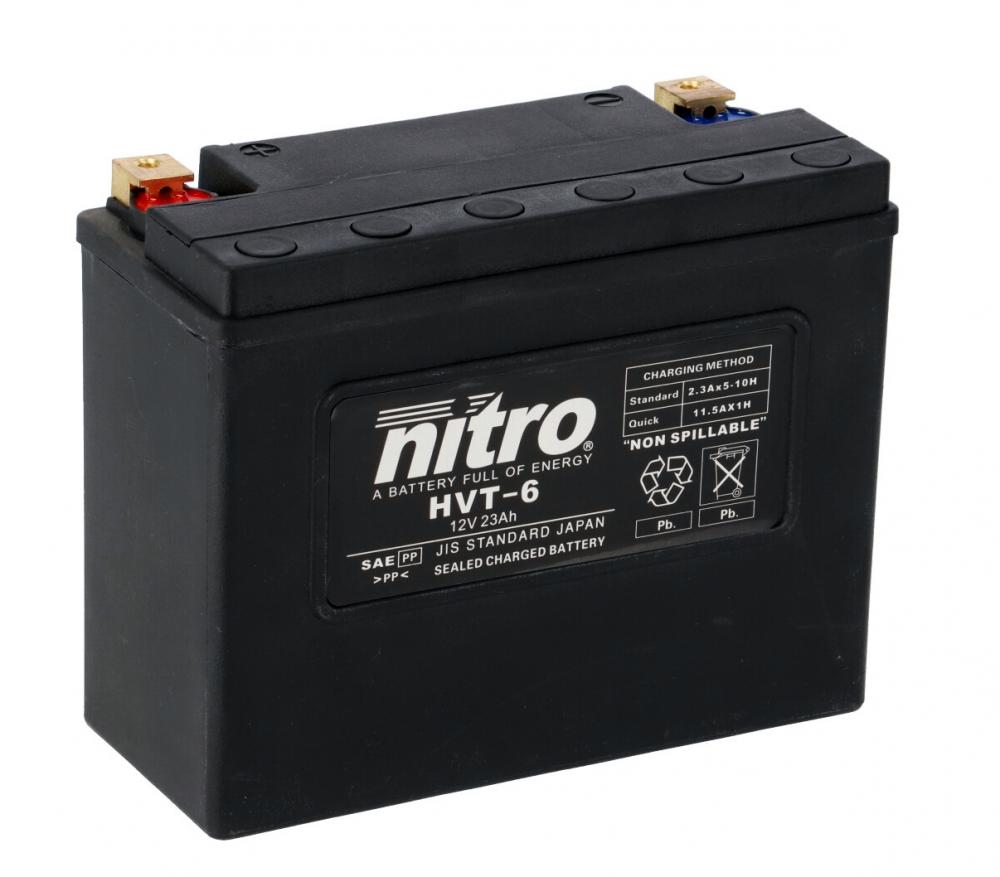 Nitro_HVT_06_SLA_AGM_Gel_Batterie_12V_22AH_325A___Einbaufertig_66010_YTX24HL_BS_Y50_N18L_A_CX Nitro HVT 06 SLA AGM Gel Batterie 12V 23AH 360A - Einbaufertig (66010 YTX24HL-BS Y50-N18L-A-CX)