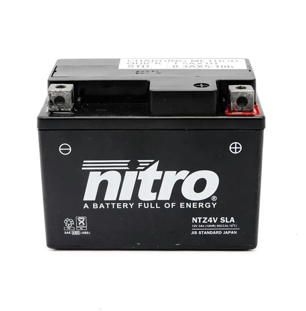 Nitro_NTZ4V__YTZ4V_SLA_GEL_AGM_Batterie_12V_3AH___Einbaufertig Nitro NTZ4V / YTZ4V SLA GEL AGM Batterie 12V 3AH - Einbaufertig (YTZ4S YTX4L-BS)