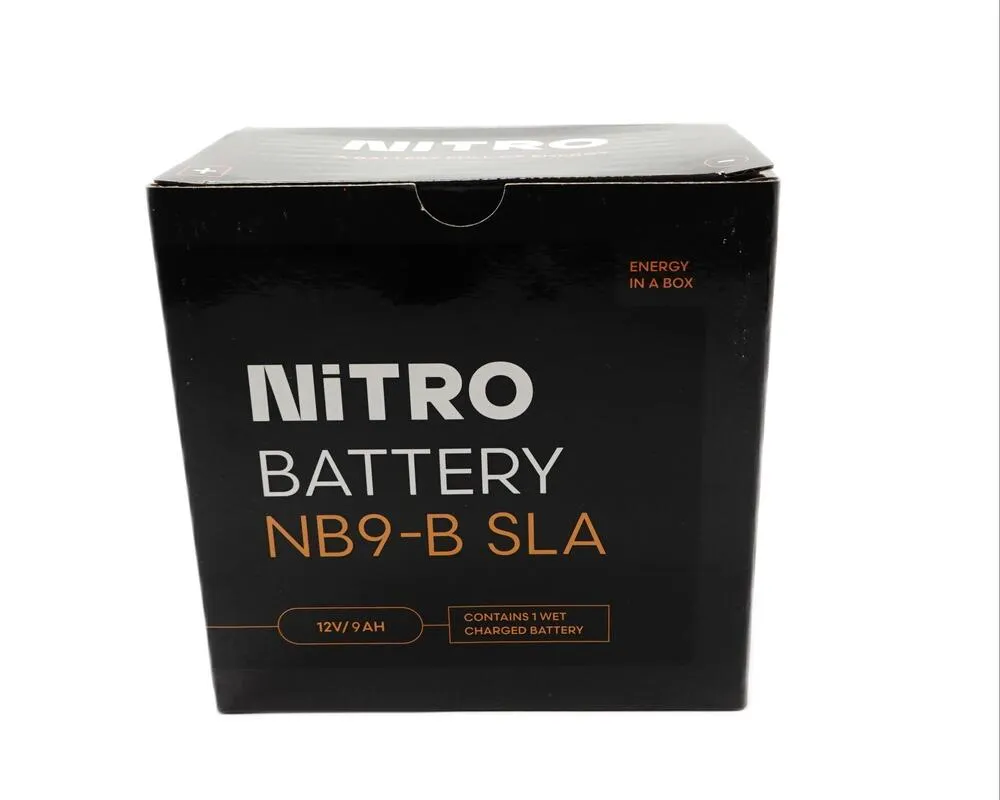 Nitro-NB9-B-YB9-B-SLA-GEL-AGM-Batterie-12V-9AH-verpackung Nitro NB9-B SLA GEL AGM Batterie 12V 9AH - Einbaufertig (YB9-B CB9-B 12N9-4B1)