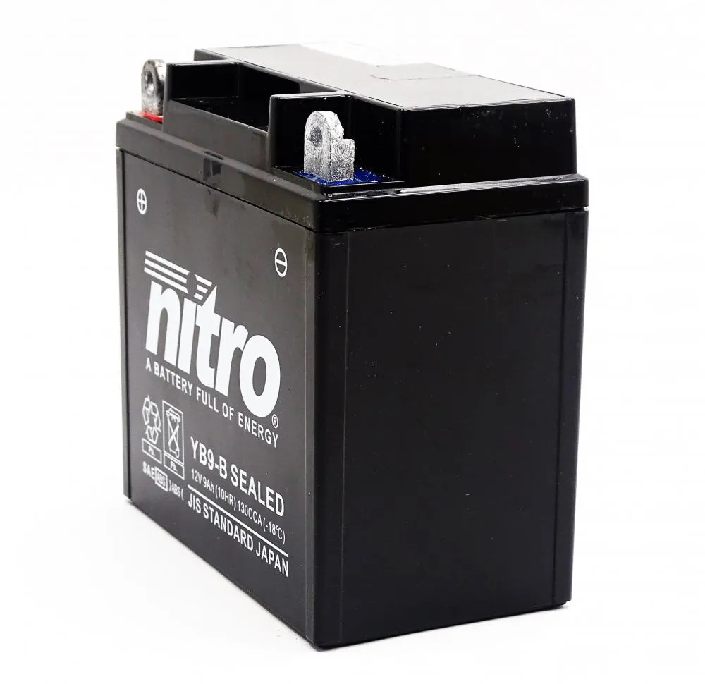 Nitro_NB9_B___YB9_B_SLA_GEL_AGM_Batterie_12V_9AH_2 Nitro NB9-B / YB9-B SLA GEL AGM Batterie 12V 9AH - Einbaufertig (CB9-B, 12N9-4B1)